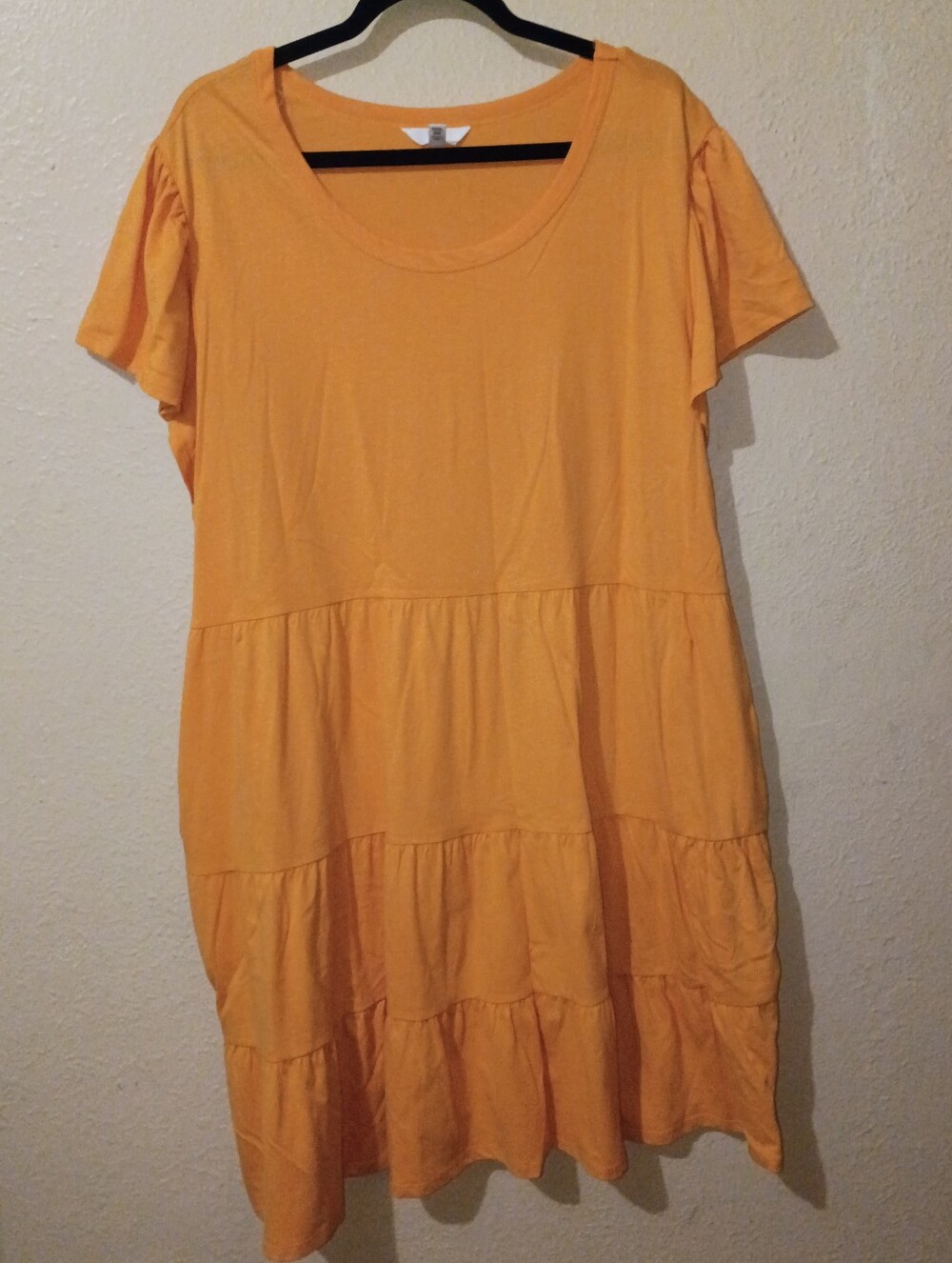 Time and Tru Size 22 Orange Dress With Pockets